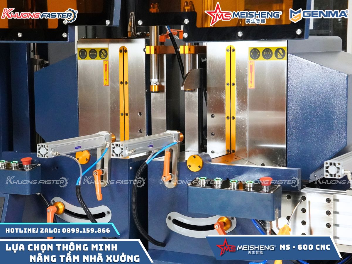 Máy Cắt Nhôm 2 Đầu Meisheng Ms 600 CNC Ngoại Tuyến